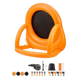 Inflatable Soccer Dart Board, over 6 ft High Giant Soccer Dart Board with 4 Kick Balls 6 Darts 6 Axe & Air Pump, 3-Min Setup